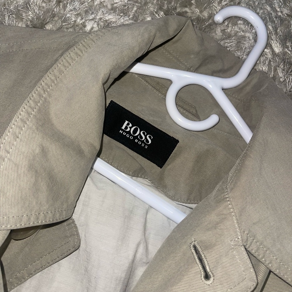 Hugo boss lightweight trench